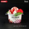 Colored paper Ice cream Cup,Ice Cream paper Cups With Dome Lids